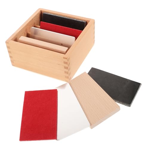 WHAMVOX 1 Satz Holz-Montessori-temperatursensortafel, Berührungs- Und Sinnesspielzeug Für Kinder, Montessori-inspiriertes Spielzeug, Kleines Strukturiertes Holzbrett WHAMVOX 1 Satz Holz-Montessori-temperatursensortafel, Berührungs- Und Sinnesspielzeug Für Kinder, Montessori-inspiriertes Spielzeug, Kleines Strukturiertes Holzbrett von WHAMVOX