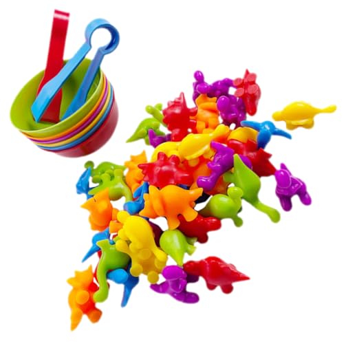 WHAMVOX 1 Satz Lernspielzeug Set mit Dinosauriern Bunte und Sortierspielzeuge für Fördert Logisches und Motorik für Geburtstage und Feiertage Zufällige Farbe Zufällige Farbe WHAMVOX 1 Satz Lernspielzeug Set mit Dinosauriern Bunte und Sortierspielzeuge für Fördert Logisches und Motorik für Geburtstage und Feiertage Zufällige Farbe Zufällige Farbe von WHAMVOX