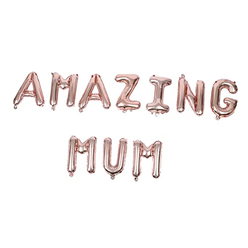 WHAMVOX 1satz Mum Folienballon Rosegold Dekoration Für Muttertag Geburtstagsfeier Stilvolle Party-deko Einfach Zu Blasen Und Vielseitig Einsetzbar Für Wände Fenster Und Tische WHAMVOX 1satz Mum Folienballon Rosegold Dekoration Für Muttertag Geburtstagsfeier Stilvolle Party-deko Einfach Zu Blasen Und Vielseitig Einsetzbar Für Wände Fenster Und Tische von WHAMVOX