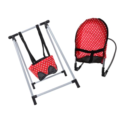 WHAMVOX Schaukelstuhl Für Babypuppen 2-in-1-spielset-zubehör Für Mädchen Fördert Fantasievolles Spielen Und Kreativität WHAMVOX Schaukelstuhl Für Babypuppen 2-in-1-spielset-zubehör Für Mädchen Fördert Fantasievolles Spielen Und Kreativität von WHAMVOX