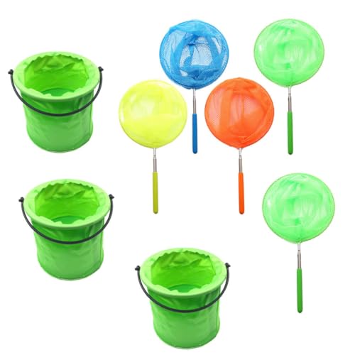 WHAMVOX 1 Satz Teleskop Schmetterlingsnetz Set für Faches Insektenfang Netz mit Faltbaren Fischtöpfen Outdoor für Kleine Teiliges Set Zufällige Farbe Zufällige Farbe von WHAMVOX