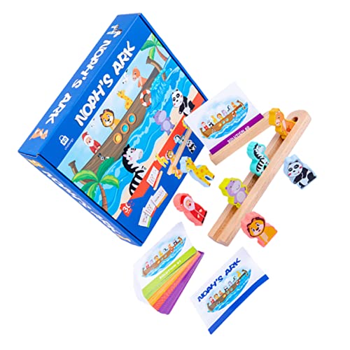 WHAMVOX Pädagogisches Sortierblöcke-Set Arche-Spielzeug Für Jungen Und Mädchen Farberkennung Hand-Auge-koordination Mädchenspielzeug von WHAMVOX