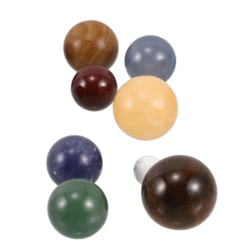 WHAMVOX Elegantes Sonnensystem Aus Naturstein 8 Planeten Modellplaneten-Ornamente Für Kinder Im Vorschulalter Pädagogisches Spielzeug von WHAMVOX