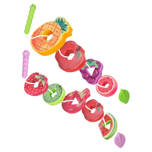 WHAMVOX Schnürspielzeug für Kleinkinder mit Kreativem Formdesign Pädagogisches Fädelperlen-spielzeugset Interaktives Babyspielzeug Abs-Material WHAMVOX Schnürspielzeug für Kleinkinder mit Kreativem Formdesign Pädagogisches Fädelperlen-spielzeugset Interaktives Babyspielzeug Abs-Material von WHAMVOX