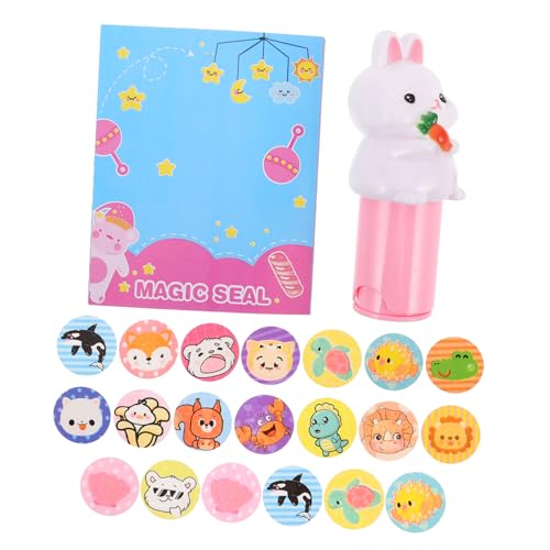WHAMVOX 1er-Set Kinderaufkleber Siegelstempel Spielzeug Für Kleinkinder Lustiges Stempeln Basteln Cartoon-Stempel Für Jungen Und Mädchen von WHAMVOX