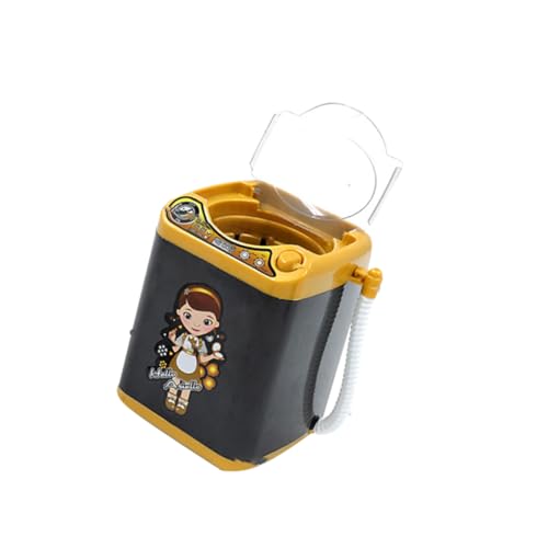 WHAMVOX 1 Stück Mini Waschmaschine für Schwarzes Simuliertes Haushaltsgerät Wasserdichtes für Mädchen Mobile Spielzeugwaschmaschine ohne Batterie Kreatives Rollenspielzubehör von WHAMVOX