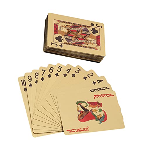 WHAMVOX Poker Spielkartenset Flexible Plastikspielkarten Für Partys Camping von WHAMVOX