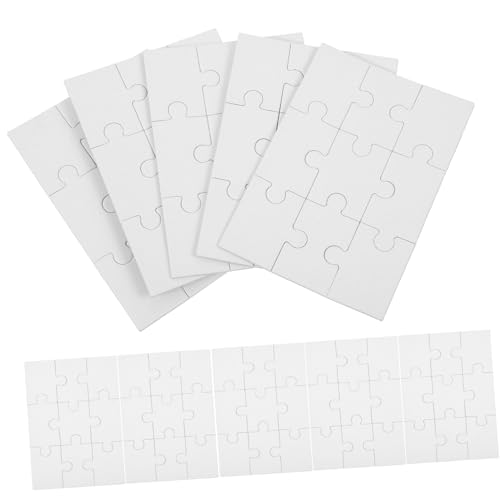 WHAMVOX 10 Blatt Blanko Puzzle zum Bemalen und Basteln Holz puzzleteile für DIY Leere Puzzle zum Zeichnen Kreatives Lernspiel Feinmotorik und Vorstellungskraft WHAMVOX 10 Blatt Blanko Puzzle zum Bemalen und Basteln Holz puzzleteile für DIY Leere Puzzle zum Zeichnen Kreatives Lernspiel Feinmotorik und Vorstellungskraft von WHAMVOX