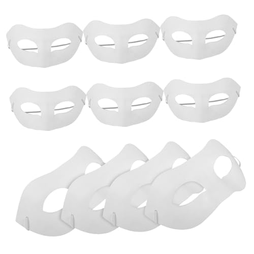 WHAMVOX DIY Blanko Masken Aus Umweltfreundlichem Für Maskerade Cosplay Und Kreative Bastelprojekte Dekorative Party Masken Zum Bemalen Und Gestalten von WHAMVOX