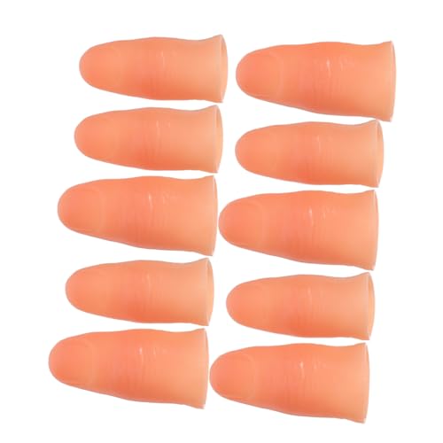 WHAMVOX 10 Stück Teiliges Magische Finger Requisiten aus Kunststoff mit Realistischen Nägeln Langlebig und Wiederverwendbar für Zaubertricks Bühnenauftritte und Partys für Hobbyzauberer von WHAMVOX
