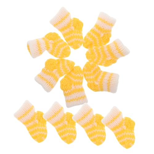 WHAMVOX 10 Stück Teiliges Mini Stricksocken für Puppen Weiche Winter Dollhouse socken Charmante Bekleidungsaccessoires Geeignet für Puppenkleidung und Miniaturszenen Vielseitig für WHAMVOX 10 Stück Teiliges Mini Stricksocken für Puppen Weiche Winter Dollhouse socken Charmante Bekleidungsaccessoires Geeignet für Puppenkleidung und Miniaturszenen Vielseitig für von WHAMVOX