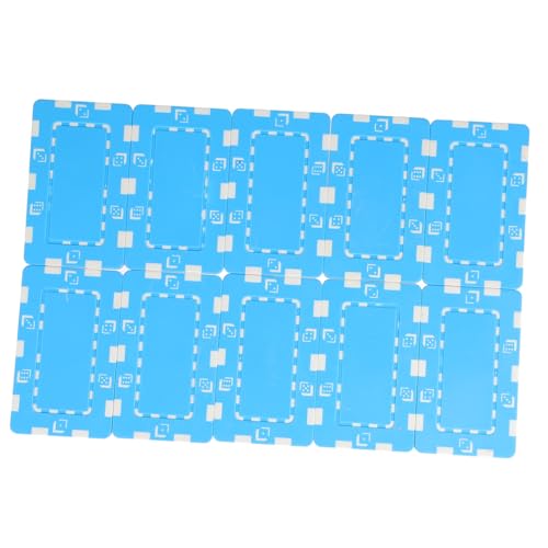 WHAMVOX 10 Stück Teiliges Poker Chips aus Bunte Spielmünzen ohne Wertangabe Vielseitig für Poker Mahjong und Lernspiele Wiederverwendbar Farblich Sortiert für Spiel und Party von WHAMVOX