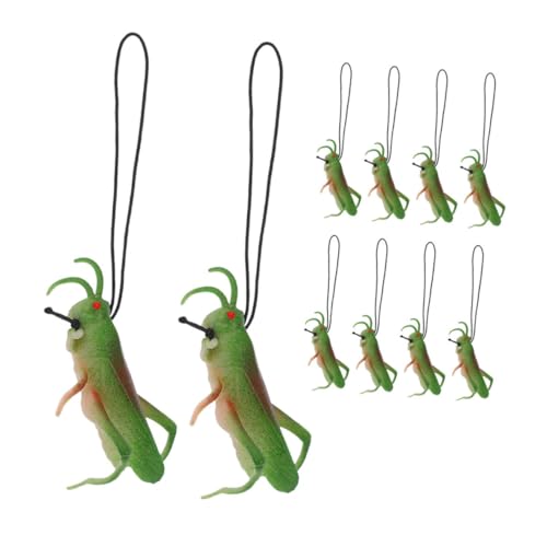 WHAMVOX 10 Stück Teiliges Realistisches Weichem Material mit Aufhängeseil Pädagogisch Bedeutsam Tierische Figuren für Fördert Entdeckungslust und Geeignet als Party deko von WHAMVOX