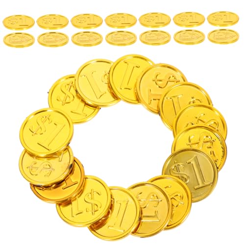 WHAMVOX 100 Stück 1 Yuan Piraten Zappelaktivitäten Reisespiele Für Belohnungsglas Kartenspiel Tablet Wellenlängen Brettspiel Klassenzimmer Belohnungen Für Kunststoff Golden WHAMVOX 100 Stück 1 Yuan Piraten Zappelaktivitäten Reisespiele Für Belohnungsglas Kartenspiel Tablet Wellenlängen Brettspiel Klassenzimmer Belohnungen Für Kunststoff Golden von WHAMVOX