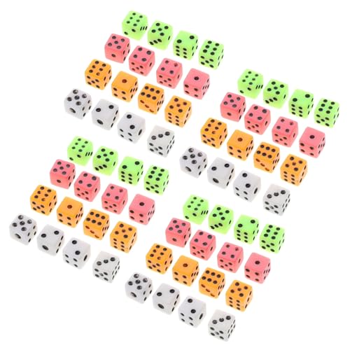 WHAMVOX 100Stücke Spielwürfel Set Seitige Plastikwürfel für Brettspiele Partys Familienfeiern und Kreative Bastelprojekte Leicht Transportierbar WHAMVOX 100Stücke Spielwürfel Set Seitige Plastikwürfel für Brettspiele Partys Familienfeiern und Kreative Bastelprojekte Leicht Transportierbar von WHAMVOX