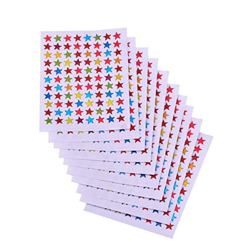 WHAMVOX 10Stücke Belohnungsaufkleber Sticker Etiketten Für Lehrer Für Belohnungssysteme Und DIY Projekte Selbstklebend Zum Markieren Von Erfolgen von WHAMVOX