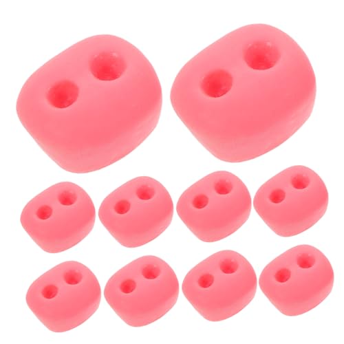 WHAMVOX 10pcs DIY Pig Nase Accessoires Crafting Plüschpuppen Nase Kinder Puppenplastik Gefälschter Nasensatz Tierpuppenprojekte von WHAMVOX