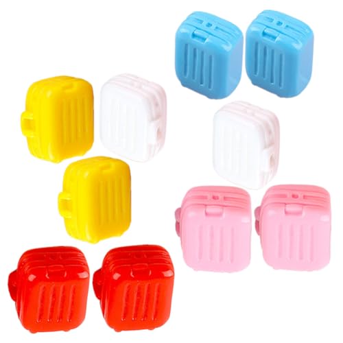WHAMVOX Miniatur-Koffer-Ornamente 10 Stück Mini- -Koffer-zubehör Für Puppenhaus- von WHAMVOX