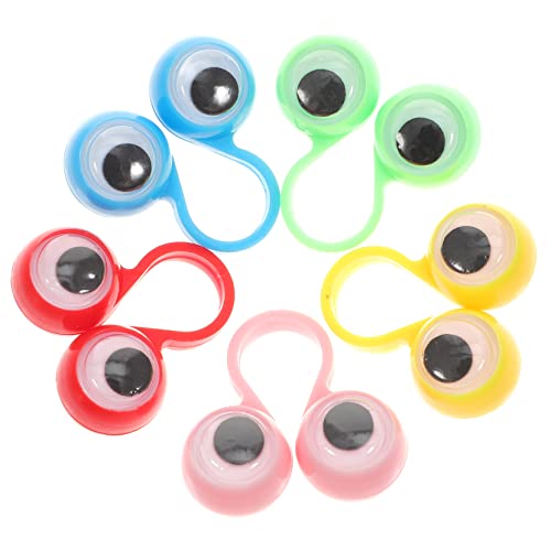 WHAMVOX 12 Stück Augen-Fingerpuppen Für Kinder Fingerspielzeug Lustiges Fingerspiel Kleine Spielzeuge Für Goodie-Bags Intelligentes Spielzeug Kinderparty- von WHAMVOX