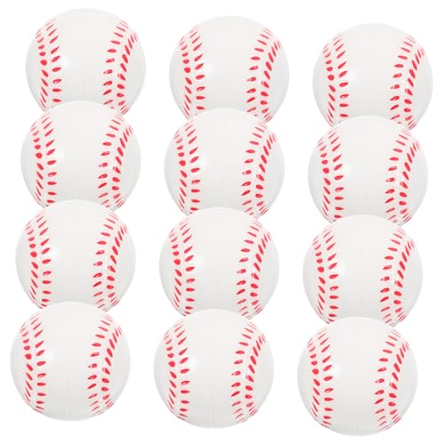 WHAMVOX 12 Stück Schwammball Für Draußen Schaum Für Kleinkinder Hüpfbälle Baseball Übungsbälle Bulk Übungsbälle Sportspielzeug Säuglingsball Pu von WHAMVOX