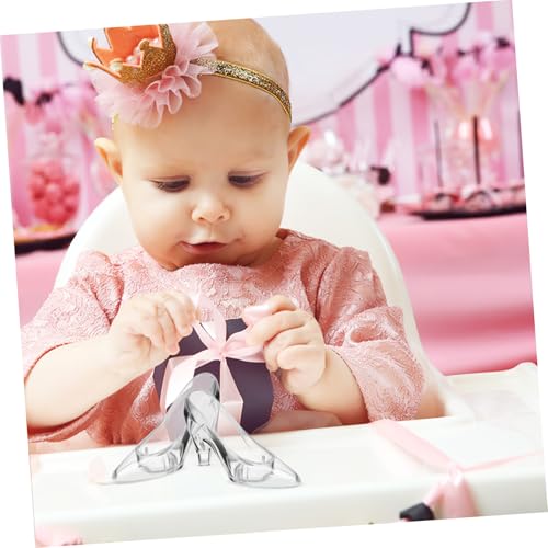 WHAMVOX 12 Stück Teiliges Kristall High Heel Deko Transparente Schuhfiguren Filigrane Slipper Ornament für Schreibtisch und Regal Kompakt und Pflegeleicht von WHAMVOX