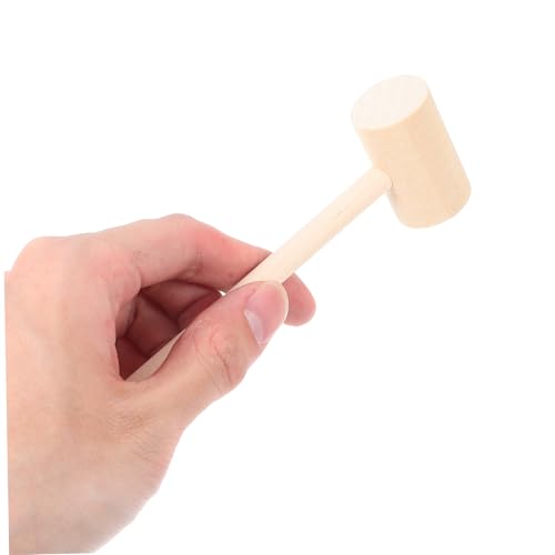 WHAMVOX 12 Stück Teiliges Mini Holzspielzeug Hämmer Glatte Oberfläche Sichere Mallets für Geburtstags Partyspiele Robustes Holz Geeignet für Jungen und Mädchen von WHAMVOX