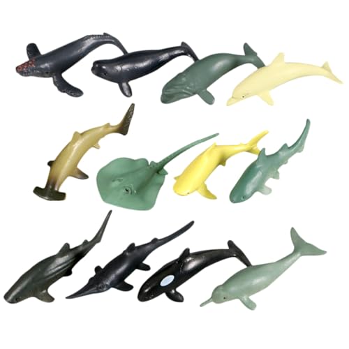 WHAMVOX 12 Stück Teiliges Realistische Tierfiguren aus Hochwertigem Kunststoff Dekorative Meeresdeko für Aquarium Schreibtisch und Kreative Kinderförderung WHAMVOX 12 Stück Teiliges Realistische Tierfiguren aus Hochwertigem Kunststoff Dekorative Meeresdeko für Aquarium Schreibtisch und Kreative Kinderförderung von WHAMVOX