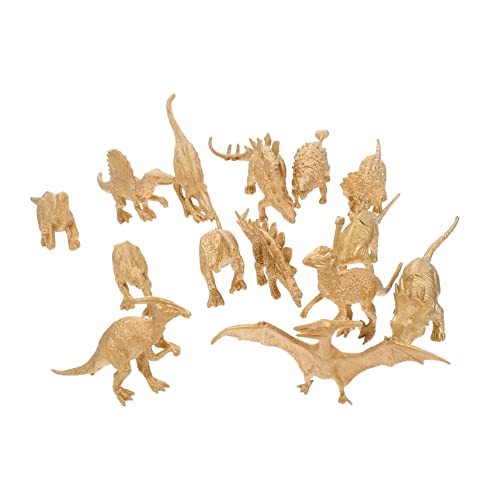 WHAMVOX 14Stücke Teiliges Dinosaurier Modellset Künstliche Dinosaurier Figuren für Dekoration für Party Highlights und Kreative Gestaltung Fördert Fantasie und Kognitive von WHAMVOX