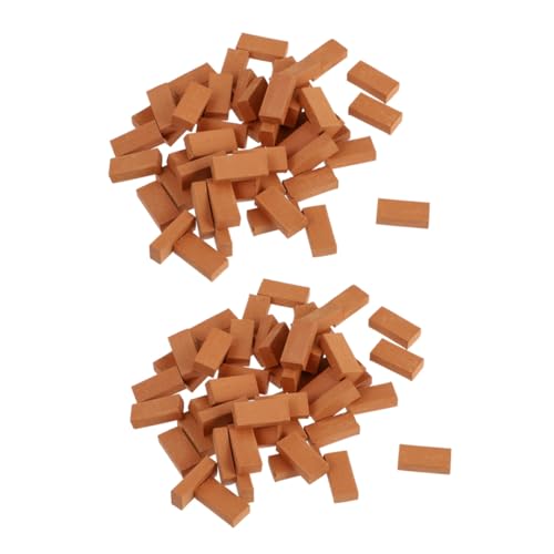 WHAMVOX 150 Stück Maßstab Kleine Rote Backsteine für Sandtisch DIY Modellbau Puppenhaus Miniatur Garten Basteln Mikro Landschaft Dekoration WHAMVOX 150 Stück Maßstab Kleine Rote Backsteine für Sandtisch DIY Modellbau Puppenhaus Miniatur Garten Basteln Mikro Landschaft Dekoration von WHAMVOX