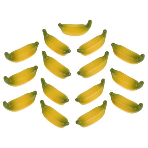 WHAMVOX 15Stücke Bananen Künstliche Bananenmodelle für Dekoration DIY Zubehör Lebensechte Mini Früchte für Puppenhaus Feengarten und Kreative Projekte WHAMVOX 15Stücke Bananen Künstliche Bananenmodelle für Dekoration DIY Zubehör Lebensechte Mini Früchte für Puppenhaus Feengarten und Kreative Projekte von WHAMVOX