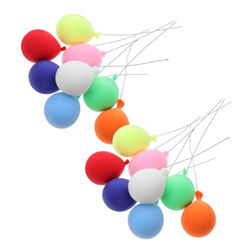 WHAMVOX 16 Stück Teiliges Miniatur Ballon-deko- Vielfältige Cake Picks Vielseitige Puppenhaus-Accessoires für Kreative Sammler und Detailreiche Mini-szenen von WHAMVOX