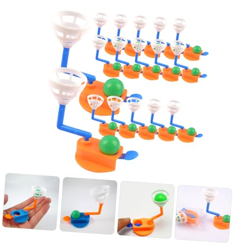 WHAMVOX 18 Stück Teiliges Mini Finger Basketball aus Strapazierfähigem Interaktives Handheld Basketballspiel für Partygeschenk Fördert Hand Auge koordination und Zufällige Farbe von WHAMVOX
