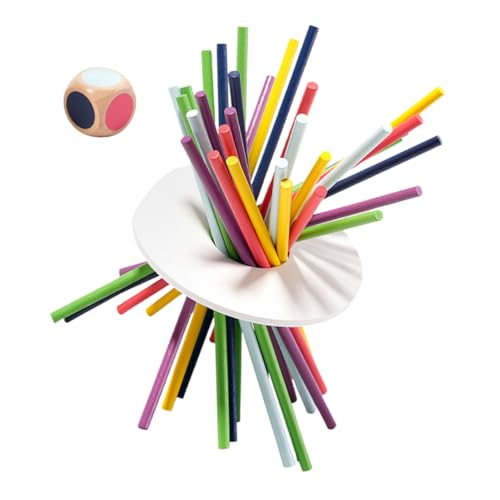 WHAMVOX 1Satz Balancierende Holzspielzeug Sticks für Farbigen Pick Up Sticks Fördert Feinmotorik und Kognitive Fähigkeiten für Familien und Spielgruppen Langlebiges WHAMVOX 1Satz Balancierende Holzspielzeug Sticks für Farbigen Pick Up Sticks Fördert Feinmotorik und Kognitive Fähigkeiten für Familien und Spielgruppen Langlebiges von WHAMVOX