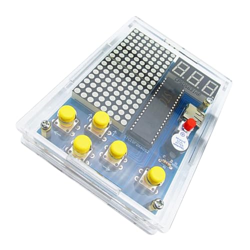 WHAMVOX 1Satz DIY Spielkonsole Lötkit Elektronisches Bausatz für Handheld Game Console Blau für DIY Enthusiasten und Lötfans Batteriefach ohne Batterien WHAMVOX 1Satz DIY Spielkonsole Lötkit Elektronisches Bausatz für Handheld Game Console Blau für DIY Enthusiasten und Lötfans Batteriefach ohne Batterien von WHAMVOX