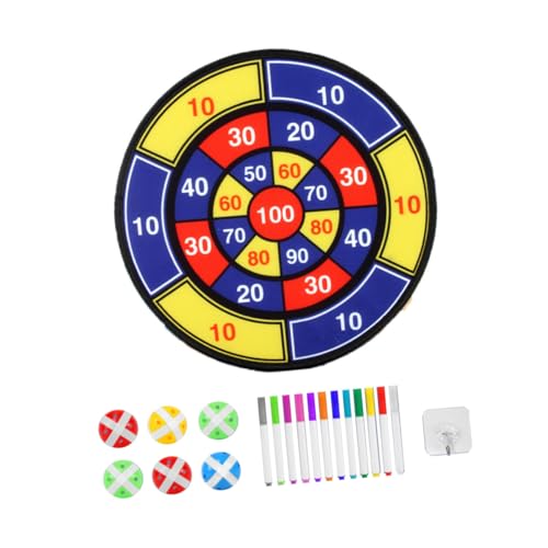 WHAMVOX 1Satz Dartspielzeug Für Klebrige Dartscheibe Mit Bällen Pädagogisches Hand Augen Koordination Für Drinnen Und Draußen Cartoon Design Für Mehr Spaß von WHAMVOX