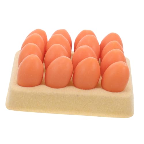 WHAMVOX 1Satz Eier mit Tray Realistische Fake Eier für Puppenhaus Dekoration Heimdekoration und Mikro Landschaftsbedarf Mini Hausbedarf WHAMVOX 1Satz Eier mit Tray Realistische Fake Eier für Puppenhaus Dekoration Heimdekoration und Mikro Landschaftsbedarf Mini Hausbedarf von WHAMVOX
