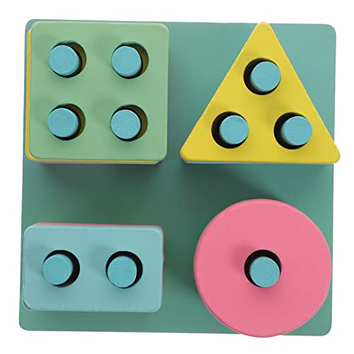 WHAMVOX 1Satz Holz Puzzle Säulenspielzeug Für Kreatives Kognition Mit Bausteinen Intelligenz Geometrische Formen Pädagogisches Für Jungen Und Mädchen WHAMVOX 1Satz Holz Puzzle Säulenspielzeug Für Kreatives Kognition Mit Bausteinen Intelligenz Geometrische Formen Pädagogisches Für Jungen Und Mädchen von WHAMVOX