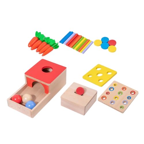 WHAMVOX 1Satz Kompaktem Montessori für Kleinkinder Lustiges Sensorisches Hand Augen Koordination und Feinmotorik für Jahre von WHAMVOX