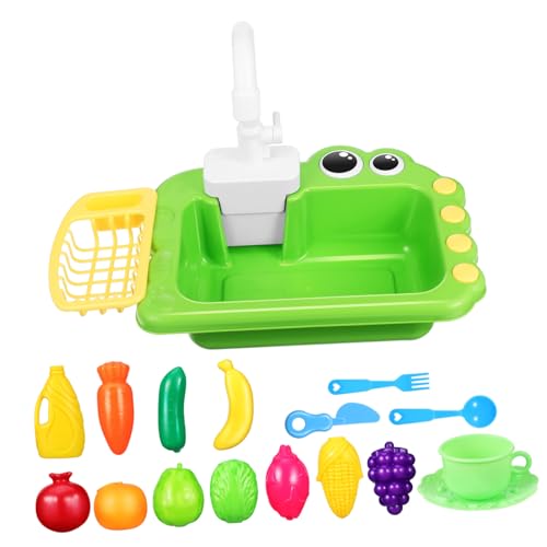 WHAMVOX 1Satz Küchen Waschbecken Mit Fließendem Wasser Zubehör Großer Stauraum Und Abflusskorb Sicher Für Jungen Und Perfektes Rollenspiel Für Kreative WHAMVOX 1Satz Küchen Waschbecken Mit Fließendem Wasser Zubehör Großer Stauraum Und Abflusskorb Sicher Für Jungen Und Perfektes Rollenspiel Für Kreative von WHAMVOX