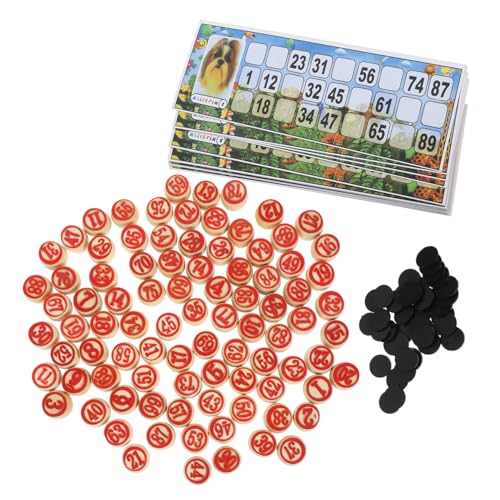 WHAMVOX 1Satz Russisches Lotto Set aus Holz Bingo Requisiten für Spieler für Familienspiele und Partys Zahlenschach und Spielkarten für Matheunterricht WHAMVOX 1Satz Russisches Lotto Set aus Holz Bingo Requisiten für Spieler für Familienspiele und Partys Zahlenschach und Spielkarten für Matheunterricht von WHAMVOX