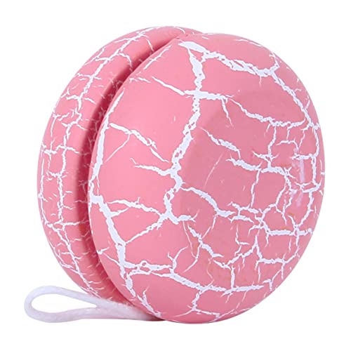 WHAMVOX 1Stück Holz Ball Buntes Riss Design Yoyo für Fördert Handgelenkskraft und Farben Erkennen von WHAMVOX