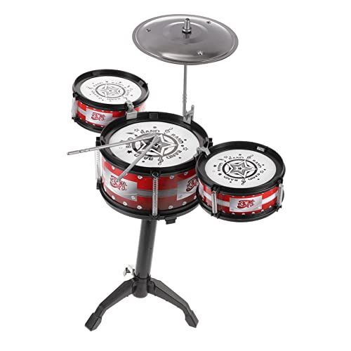 WHAMVOX 1Stück Mini Percussion Set für Teiliges Schlagzeug für Musikalische Früherziehung für Musikunterricht und Spielspaß Sicher und Schadstofffrei Rot WHAMVOX 1Stück Mini Percussion Set für Teiliges Schlagzeug für Musikalische Früherziehung für Musikunterricht und Spielspaß Sicher und Schadstofffrei Rot von WHAMVOX