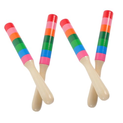WHAMVOX 2 Paare Holz Rhythmusstöcke Percussion Instrumente Sticks Klangstark Robust Sicher für Musikförderung Vorschule und Musikunterricht WHAMVOX 2 Paare Holz Rhythmusstöcke Percussion Instrumente Sticks Klangstark Robust Sicher für Musikförderung Vorschule und Musikunterricht von WHAMVOX