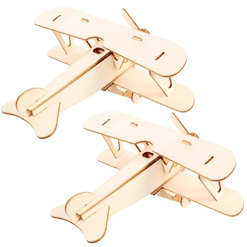 WHAMVOX 2 Sätze Holz Flugzeug Puzzle Modell DIY Bausatz aus Robustem Holz Pädagogisches für Dekoratives Luftfahrzeug Bastelset Geschenk für Jungen und Mädchen WHAMVOX 2 Sätze Holz Flugzeug Puzzle Modell DIY Bausatz aus Robustem Holz Pädagogisches für Dekoratives Luftfahrzeug Bastelset Geschenk für Jungen und Mädchen von WHAMVOX