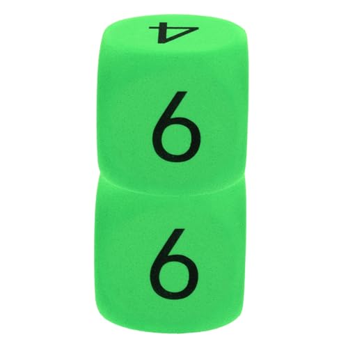 WHAMVOX 2 Stück Große Eva Schaumstoffwürfel für Klassenzimmer Spiele Party Aktivitäten Lehrmittel Sicher und Einfach zu für Lernspaß und Eventunterhaltung von WHAMVOX