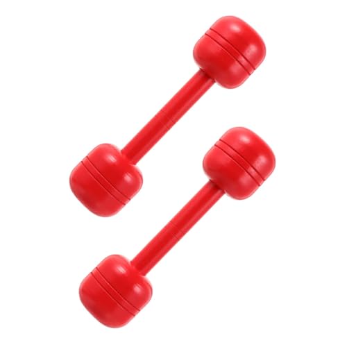 WHAMVOX 2 Stück Holz hanteln Krafttraining Gymnastikspielzeug Vorschul Armtrainingsgerät Ab Jahren Jungen Mädchen Holz kurzhanteln für Motorische Entwicklung von WHAMVOX