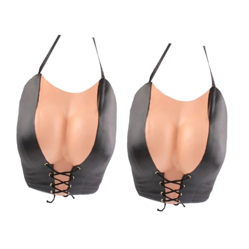 WHAMVOX 2 Stück Simulation Brustweste Teilig Eva Material Leichte Bequeme Cosplay Requisite für Crossdressing Party Karneval Bühnenauftritte WHAMVOX 2 Stück Simulation Brustweste Teilig Eva Material Leichte Bequeme Cosplay Requisite für Crossdressing Party Karneval Bühnenauftritte von WHAMVOX