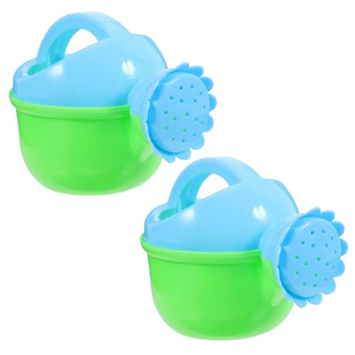 WHAMVOX 2 Stück Teiliges Badespielzeug Gießkanne Kunststoff Wassersprinkler Wasserspielzeug Sommer Strand Badewanne Kinderhandsize frei Langlebig Sicher von WHAMVOX