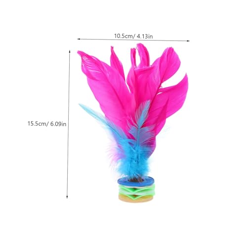 WHAMVOX 2 Stück Teiliges Kick Shuttlecock Traditionellem Chinesischem Jianzi mit Handgefertigten Federn Fördert Koordination und Motorik Geeignet für Outdoor fußsport Fitness von WHAMVOX