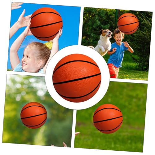 WHAMVOX 2 Stück Teiliges Mini Basketballspielzeug für Kleines Farbenfrohes Langlebiges Mini Rubber Basketballspielzeug für Drinnen und Draußen für Spielspaß und Bewegung von WHAMVOX